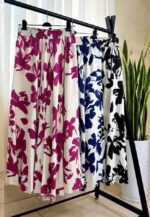 دامن تمام کلوش لینن - تصویر 2