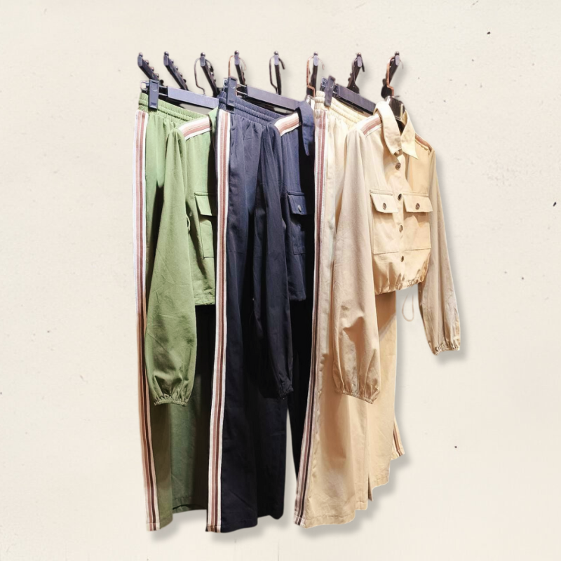 دو تیکه کراپ و شلوار دو تیکه کراپ و شلوار - تصویر 1