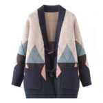 ژاکت بافت جلو دکمه - تصویر 4