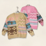 ژاکت بافت جلو دکمه