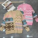 ژاکت بافت جلو دکمه - تصویر 6