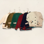 ژاکت بافت جلو دکمه