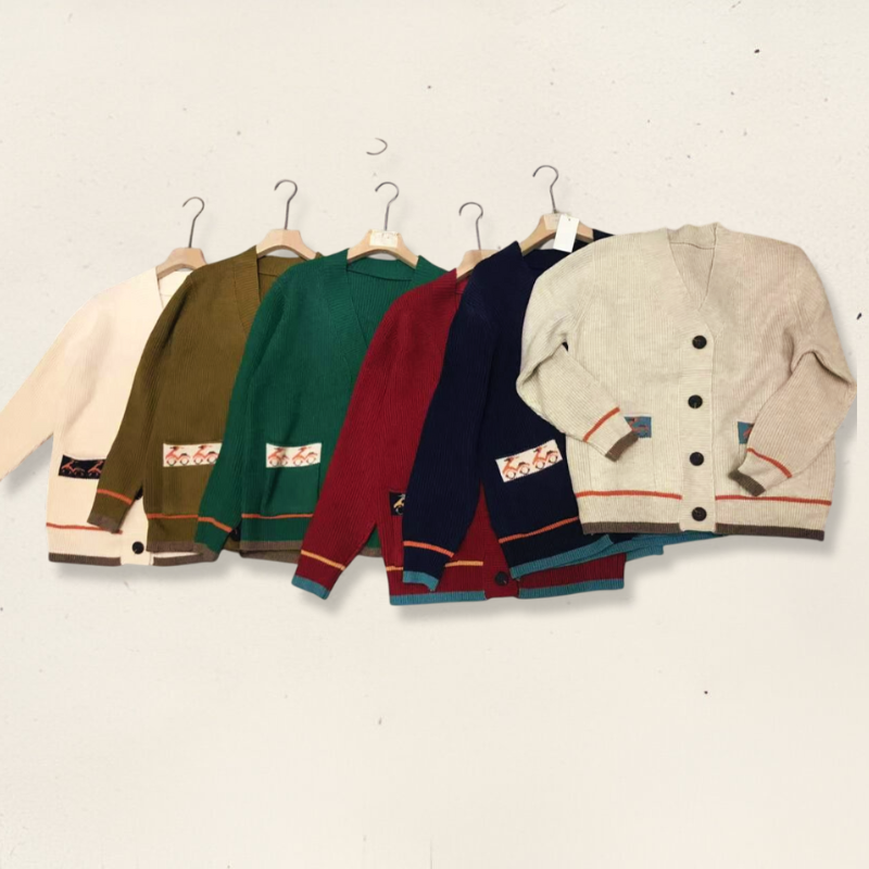 ژاکت بافت جلو دکمه-4 ژاکت بافت جلو دکمه - تصویر 1