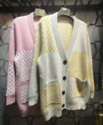 ژاکت بافت جلو دکمه - تصویر 4