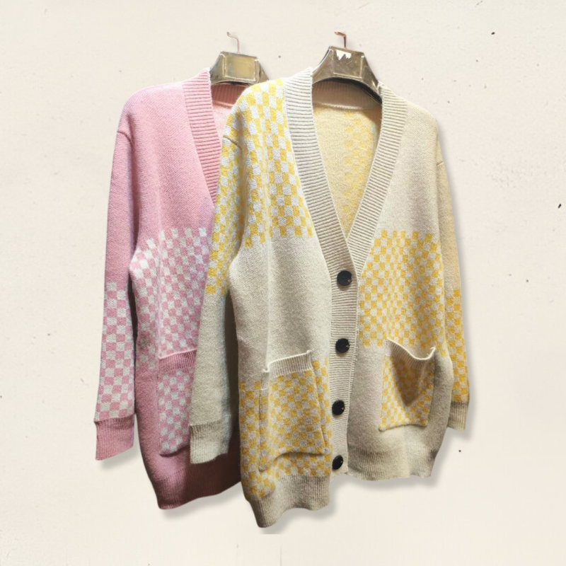 ژاکت بافت جلو دکمه-6 ژاکت بافت جلو دکمه - تصویر 1