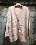 ژاکت بافت جلو دکمه - تصویر 3